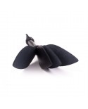 3-Fold Spade Slaper - Black Leather